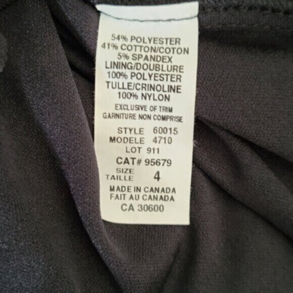 Vintage Y2K Black Satin Mini Dress Size 4 Women's - Picture 11 of 12